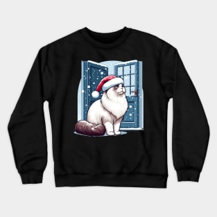 Ragdoll Cat Christmas Crewneck Sweatshirt